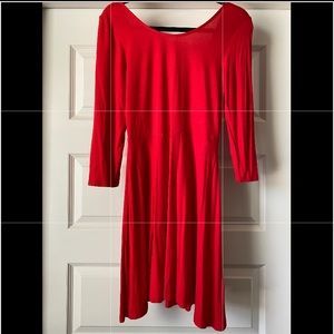 Red Cotton Express dress